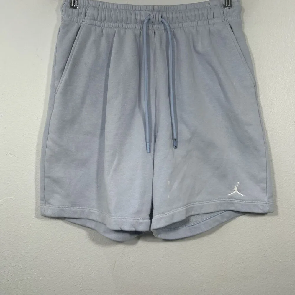 Jordan Shorts Mens M Blue Logo ‎ Lounge Wear Basketball Gym
